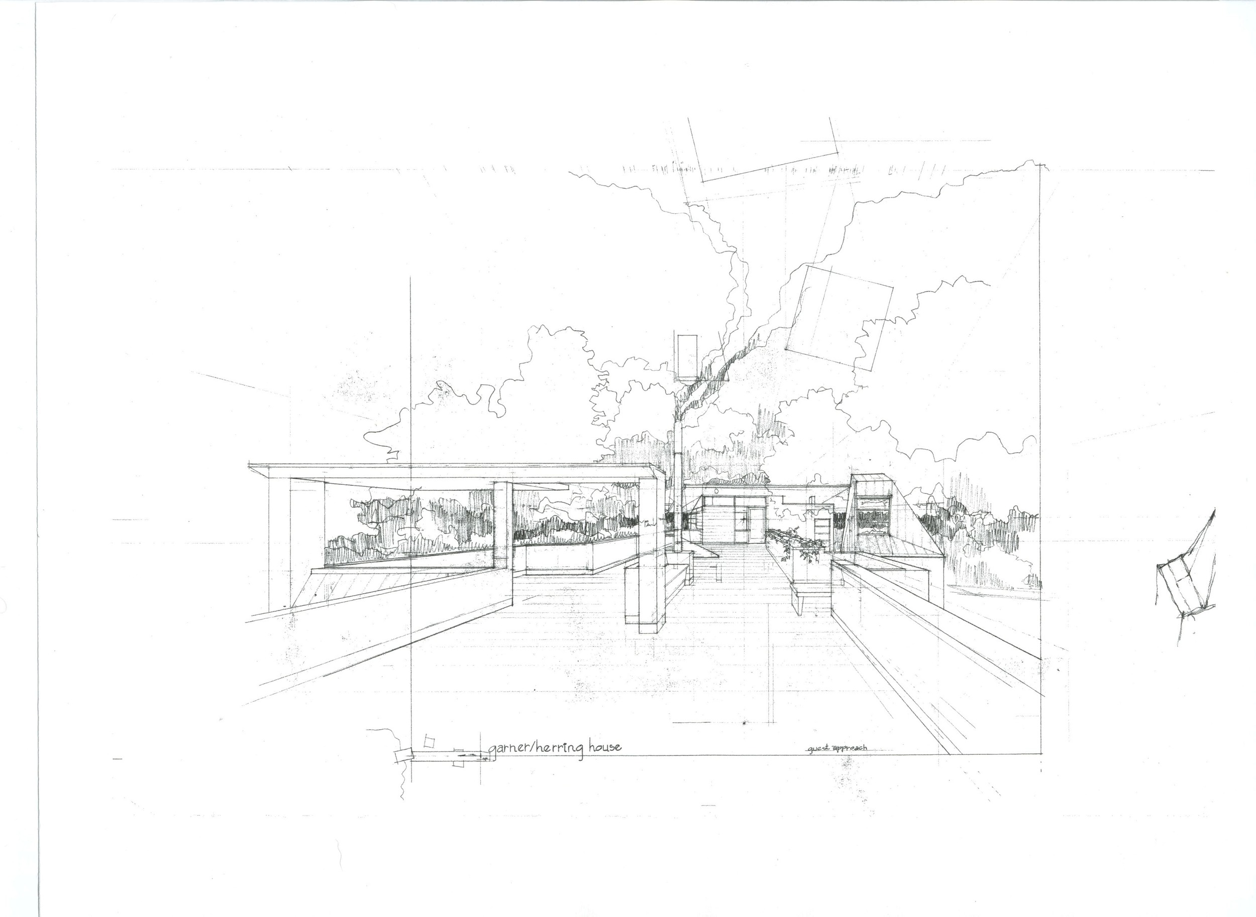 Garner Herring House Concept Sketch