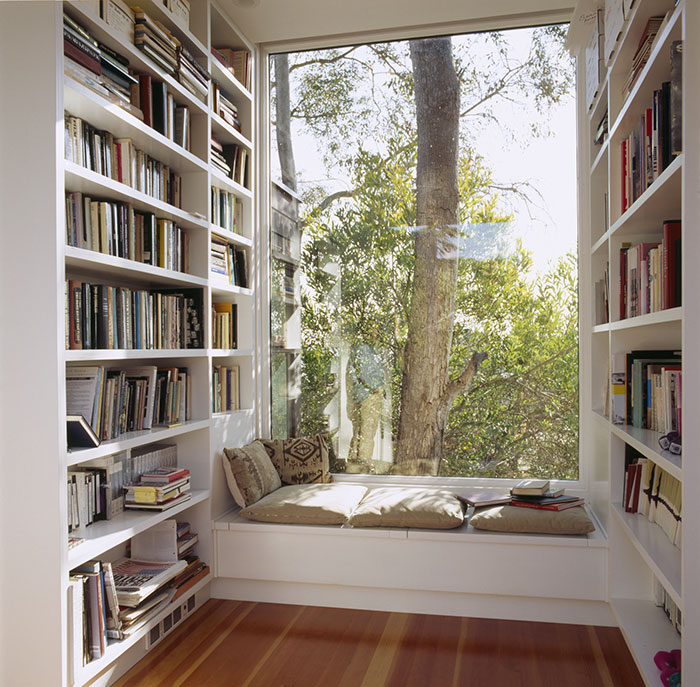 This is basically a treehouse, right? Awaken those childhood memories and dreams. You're surrounded by trees old and recycled, and calm feelings galore.