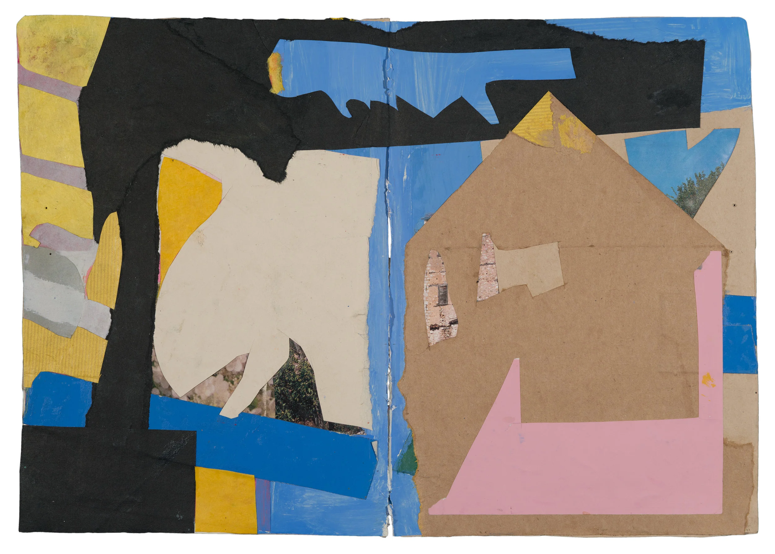 untitled Gouache, acrylic and paper on paper 12 X 16 “
