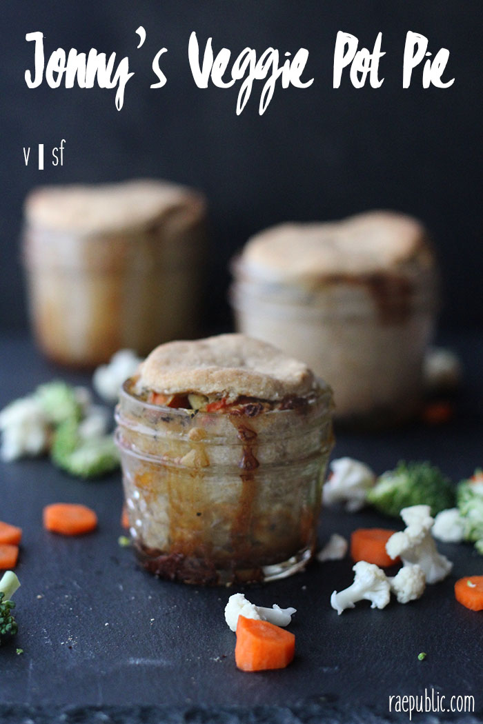 Jonny's vegan veggie pot pie that is so easy to make you will wish you discovered this recipe earlier. It's plant-based, dairy-free and egg-free so all can enjoy!