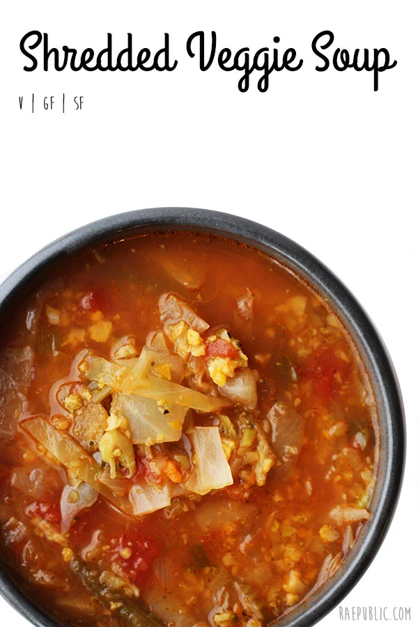 Easy vegan soup that is packed full of veggies it will fill you up. Naturally plant-based, dairy-free and gluten free.