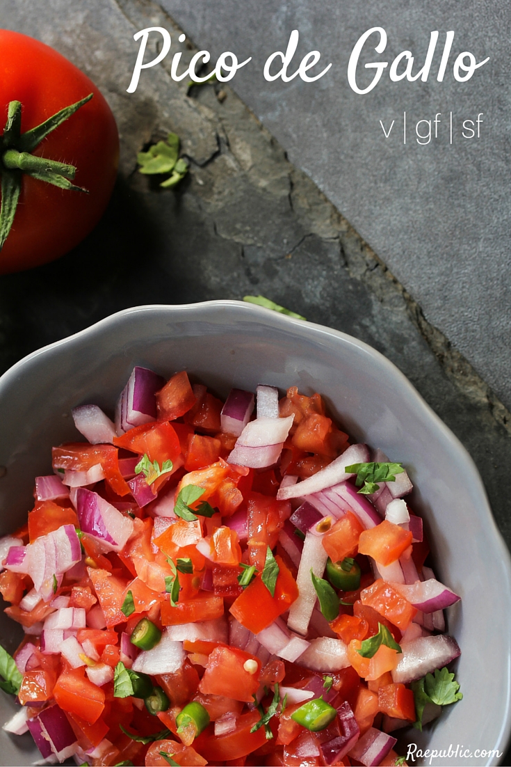 Easy vegan pico de gallo that is so delicious you might think you're actually in Mexico.