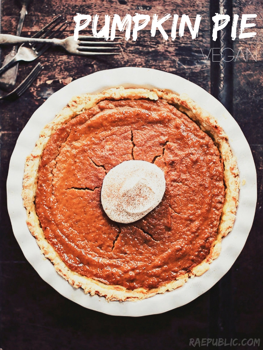 The most delicious plant based pumpkin pie ever!