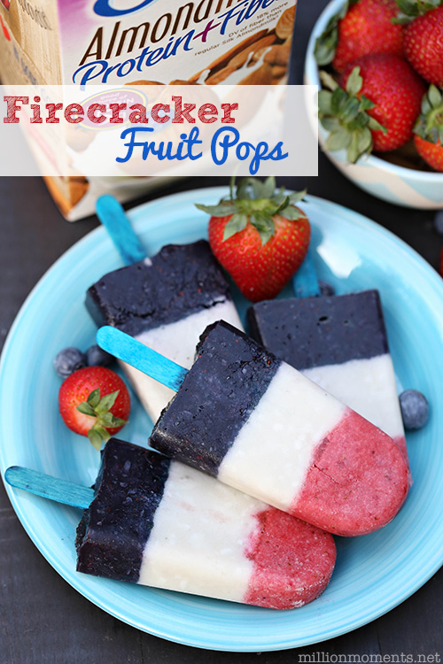 red white and blue fruit pops