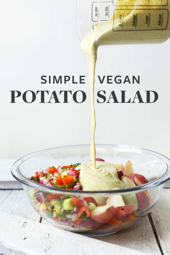 simple vegan potato salad