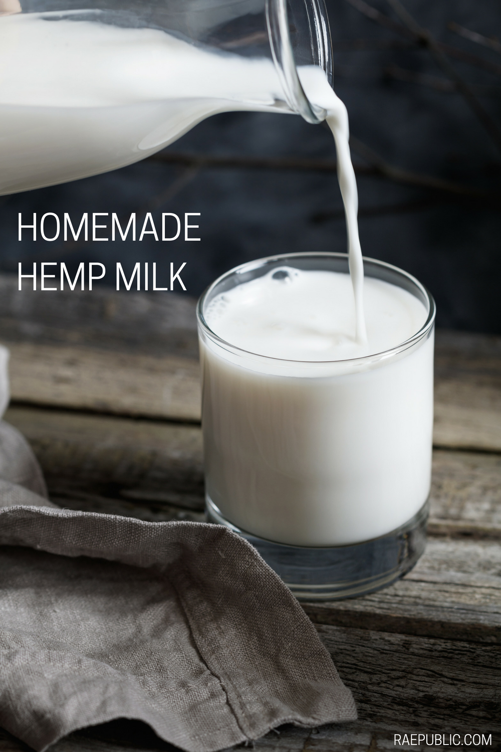 Easy homemade hemp milk that literally takes minutes to make. Delicious on it's own or over yoru favorite vegan breakfast. 