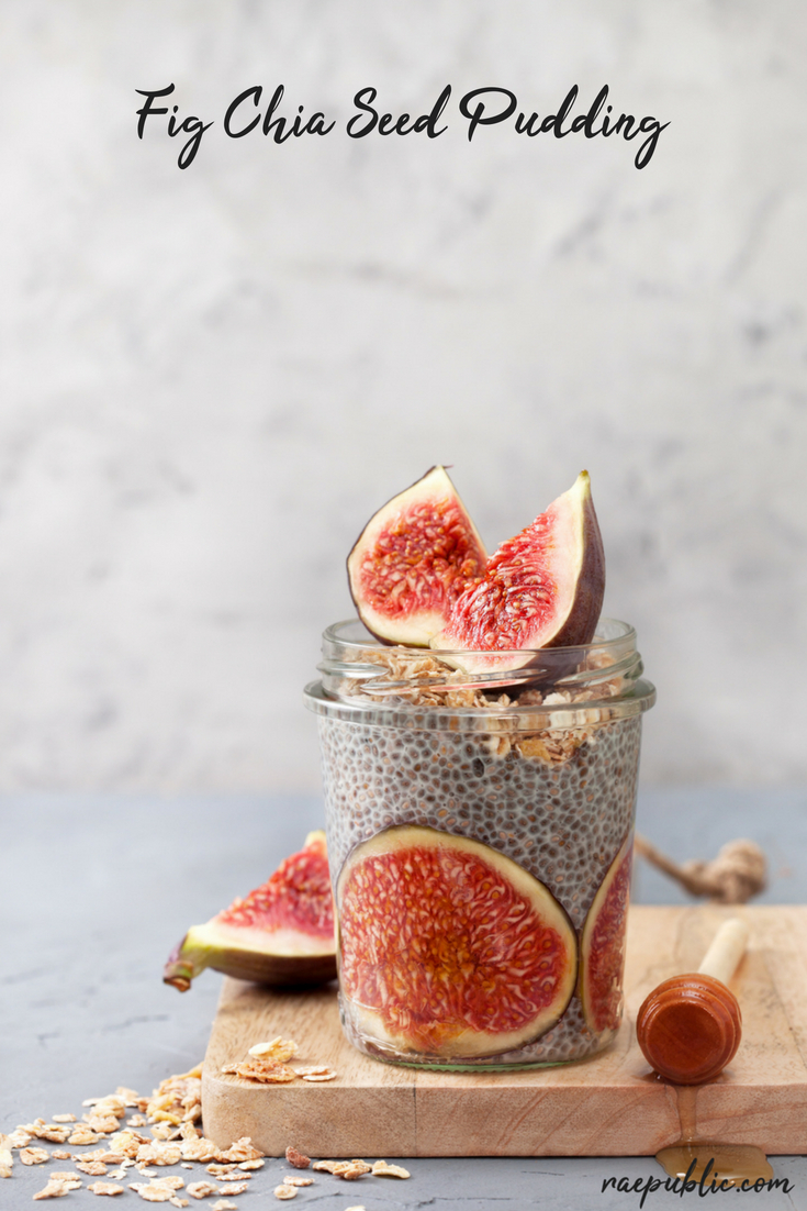 Easy, fig chia seed vegan pudding that is seriously delicious.
