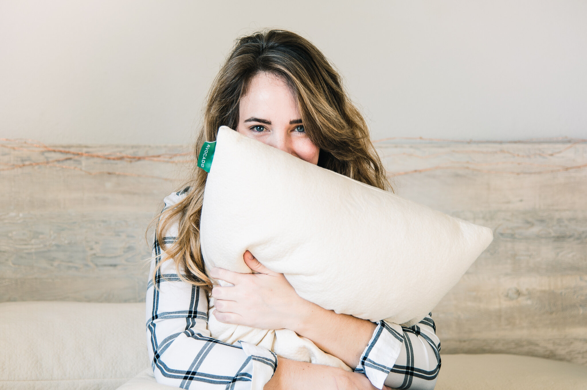 Pillows and Mattresses are good places to start (when the time comes for new ones) because we sleep for hours and breath them in. When it’s time for a new mattress or pillows for a non-toxic sustainably made option.