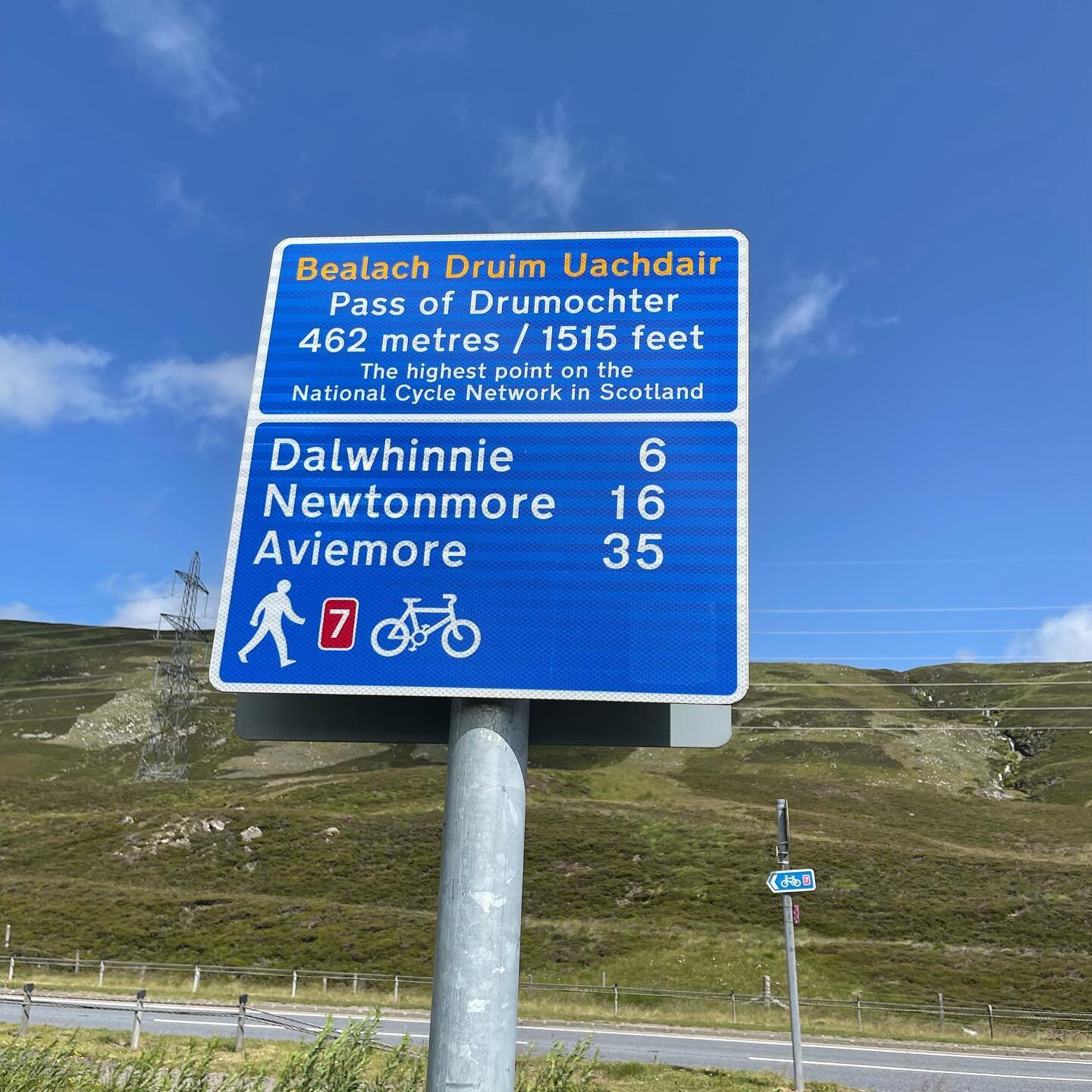 Today was the longest cycle ride I&rsquo;ve ever done. 75 miles including the Pass of Drumochter. Thankfully we have a rest day tomorrow! Only four days of riding to go!

#LEJOG #cycling