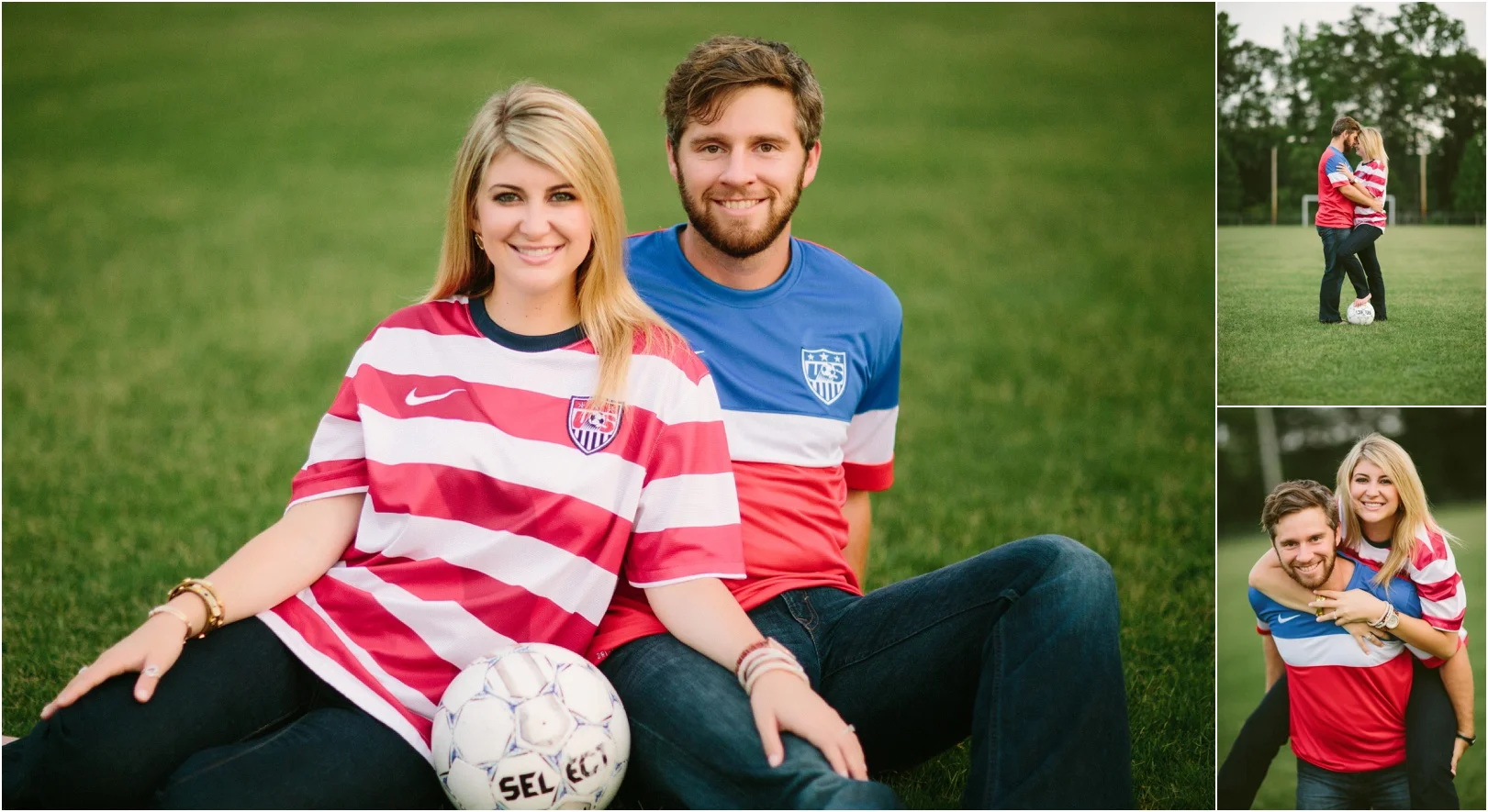 For those that do not know, Cody and Madison both played soccer. And Cody coached on a collegiate level. So it was only fitting to finish out their session with a 1 on 1 soccer match. Madison won.... 