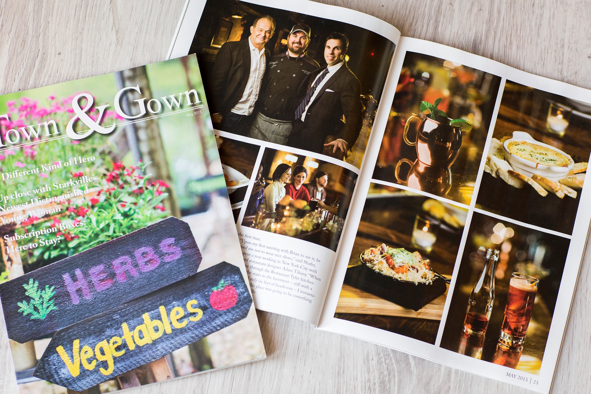 Don't miss their feature in the May issue of Town and Gown floating around the area. P.S. my last name is "McCollum"