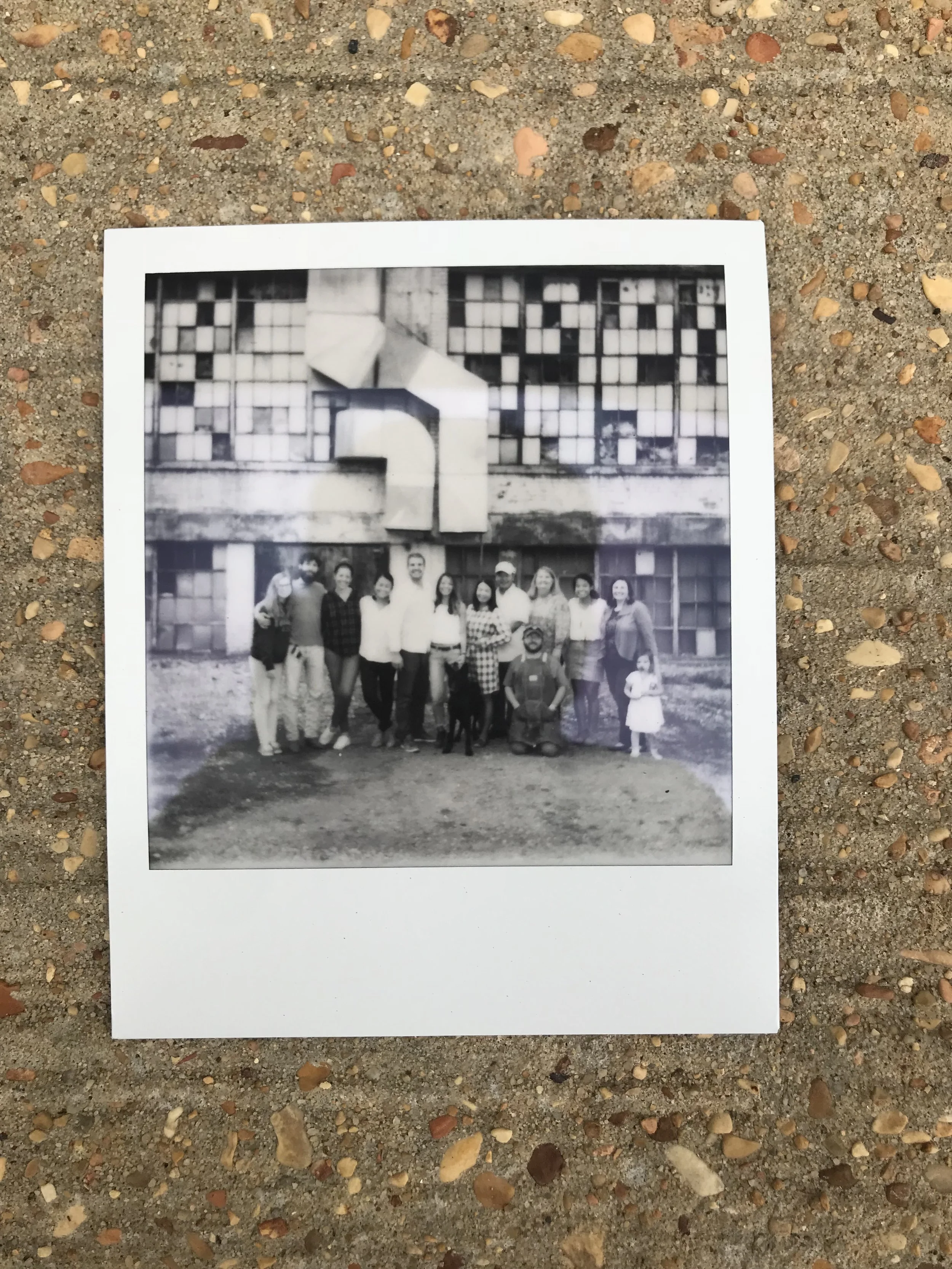 Polaroid of everyone that was there.