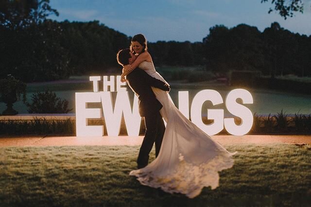 The Ewings

Happy married life you two! 
Your future children will be some of the best golfers to ever play the game.