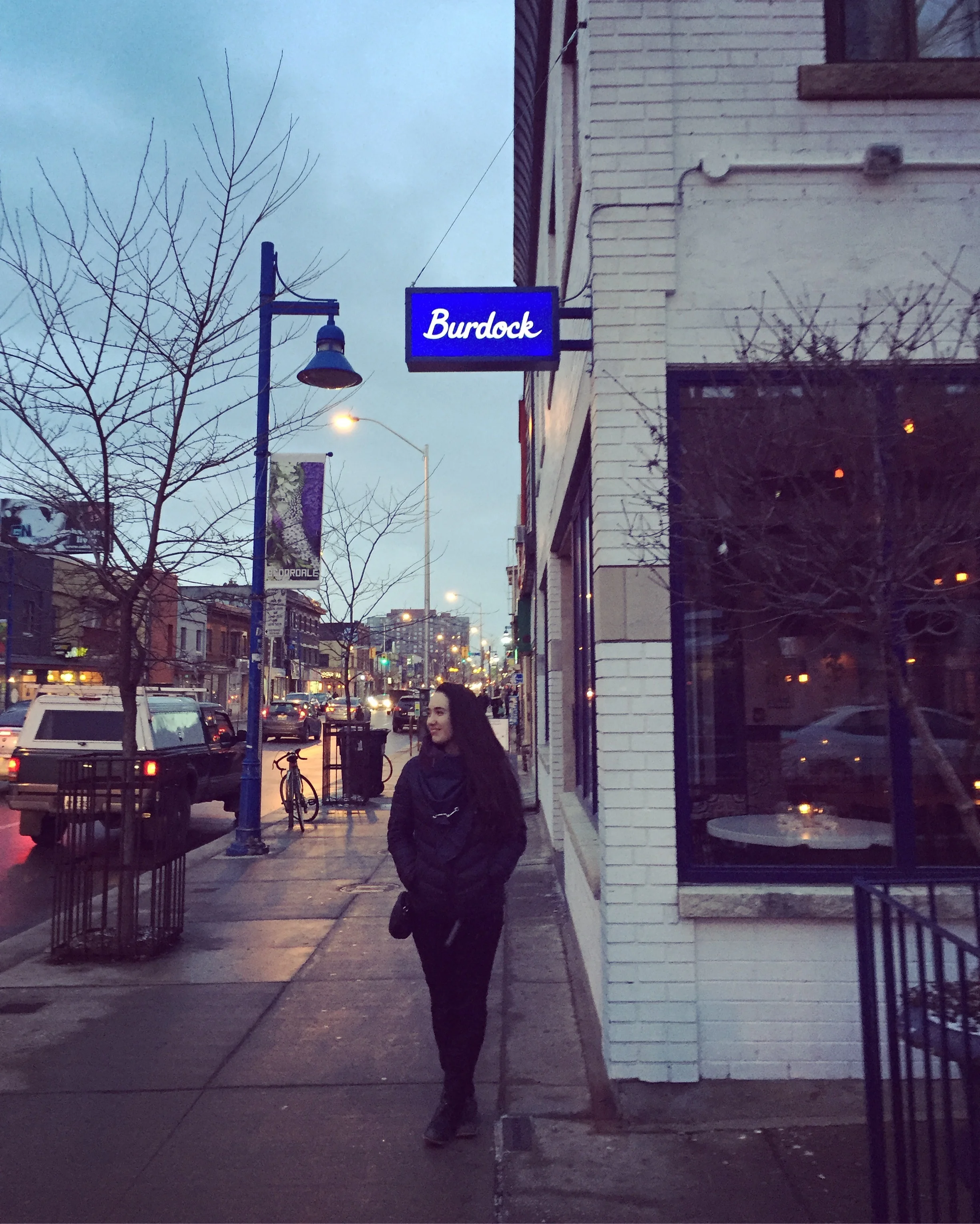 Toronto, ON – Burdock (our venue) on Bloor Street West