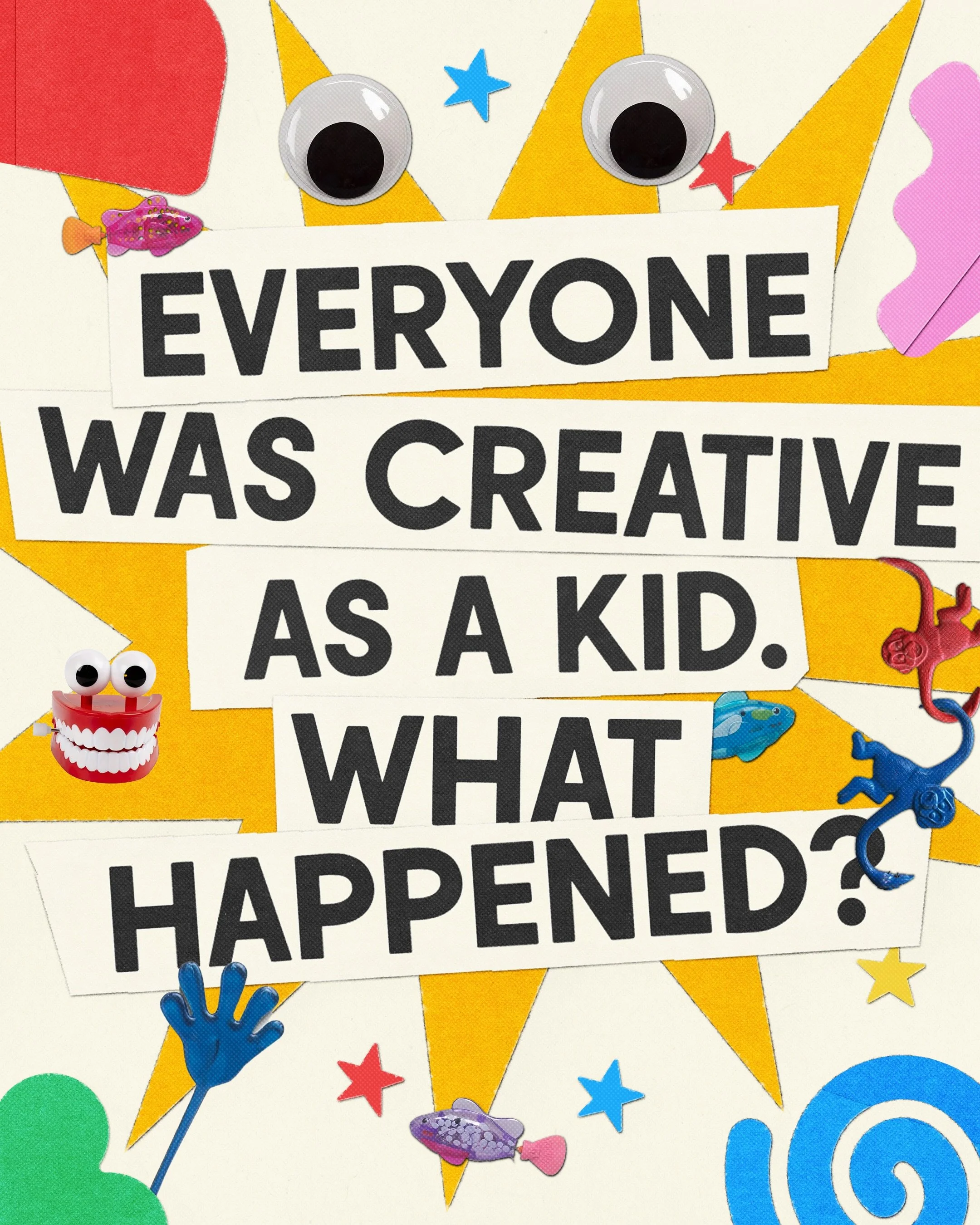 Soooo many of the adults I work with have narratives in their mind that they aren&rsquo;t creative! And even as a professional &ldquo;Creative Person&rdquo; I&rsquo;ve had phases where I&rsquo;ve thought the same. Through proof across working with hu
