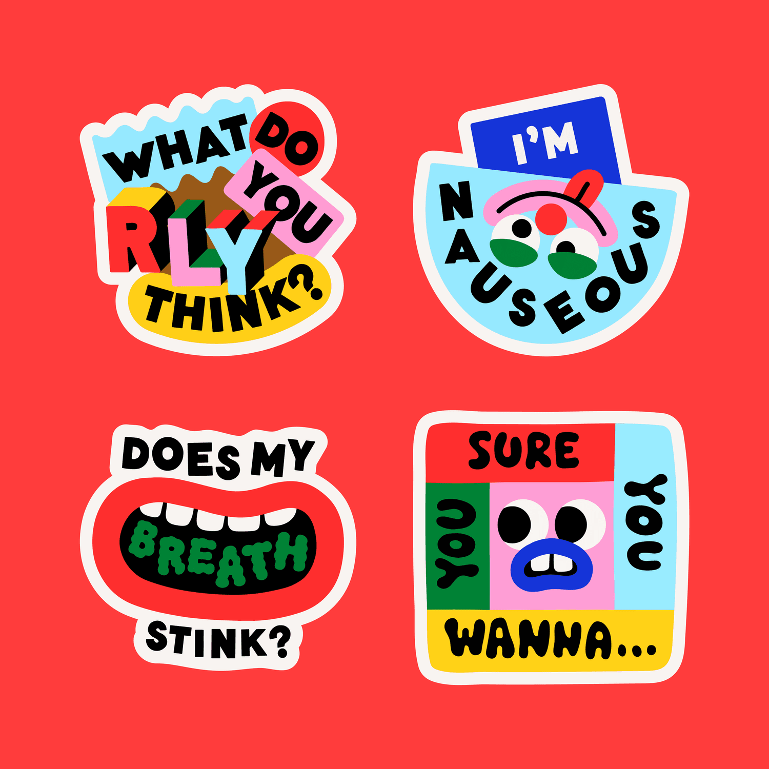 Sticker Pack for Facebook Messenger | Meg! Lewis