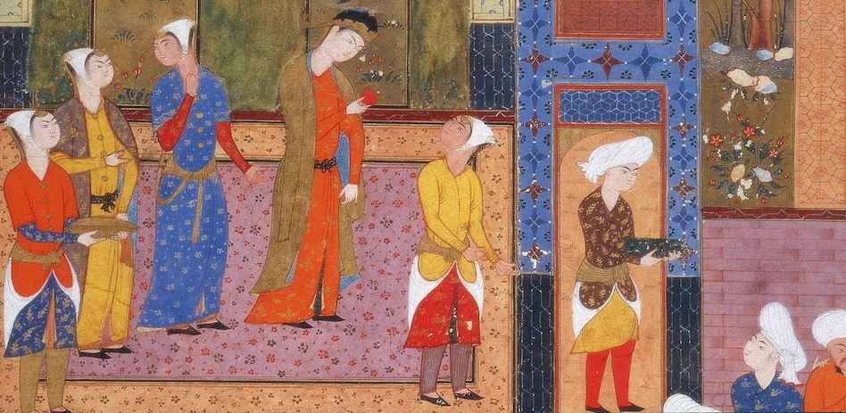 Image from the Peck Shahnamah. 16th century, Shiraz. Princeton University Library.