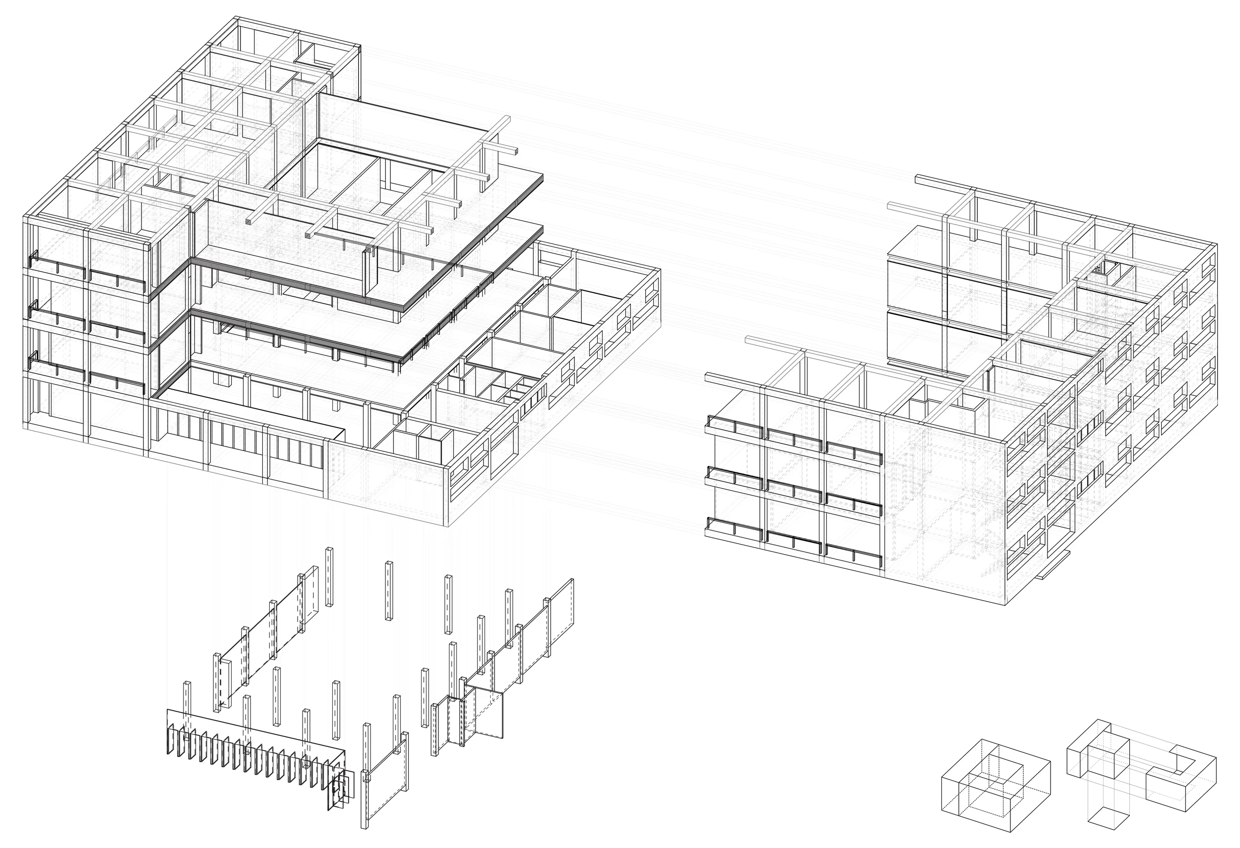 Exploded Axonometric Drawing
