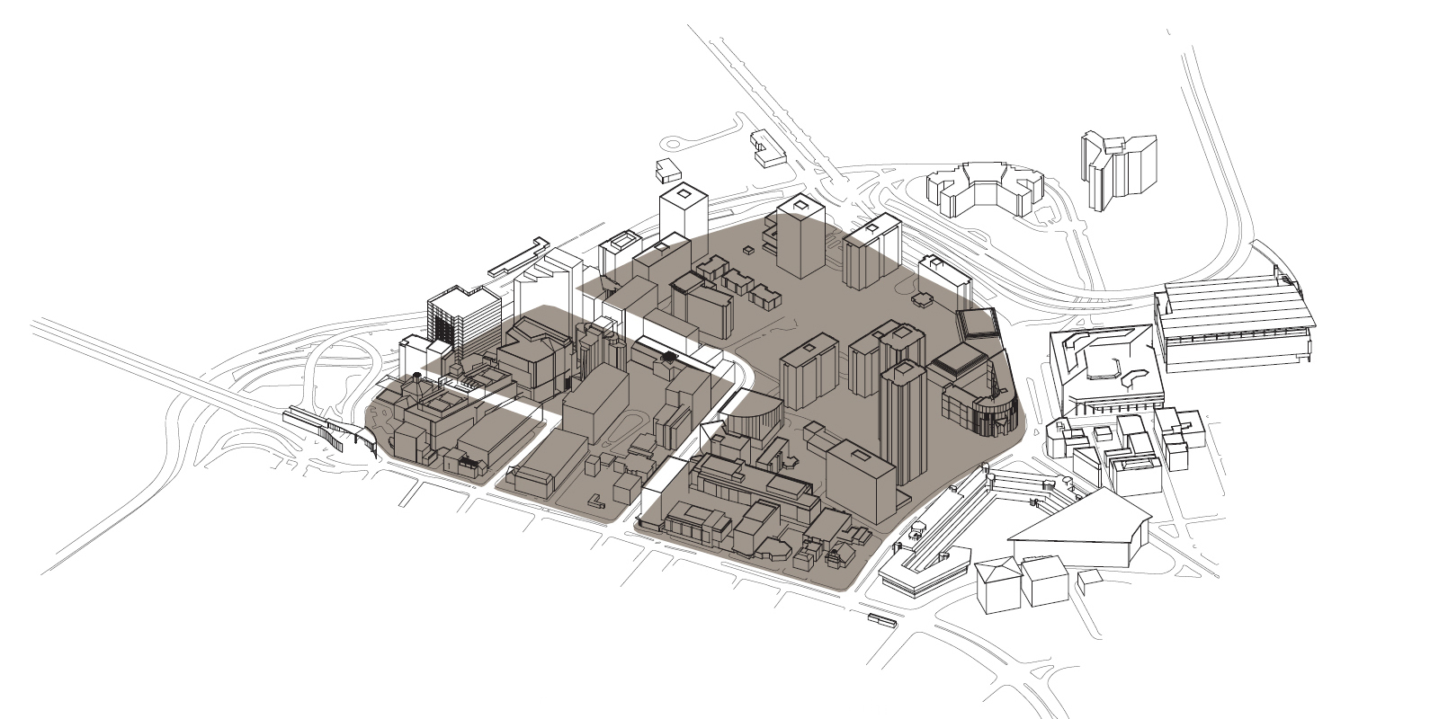 Existing Urban Fabric and Grain Diagram