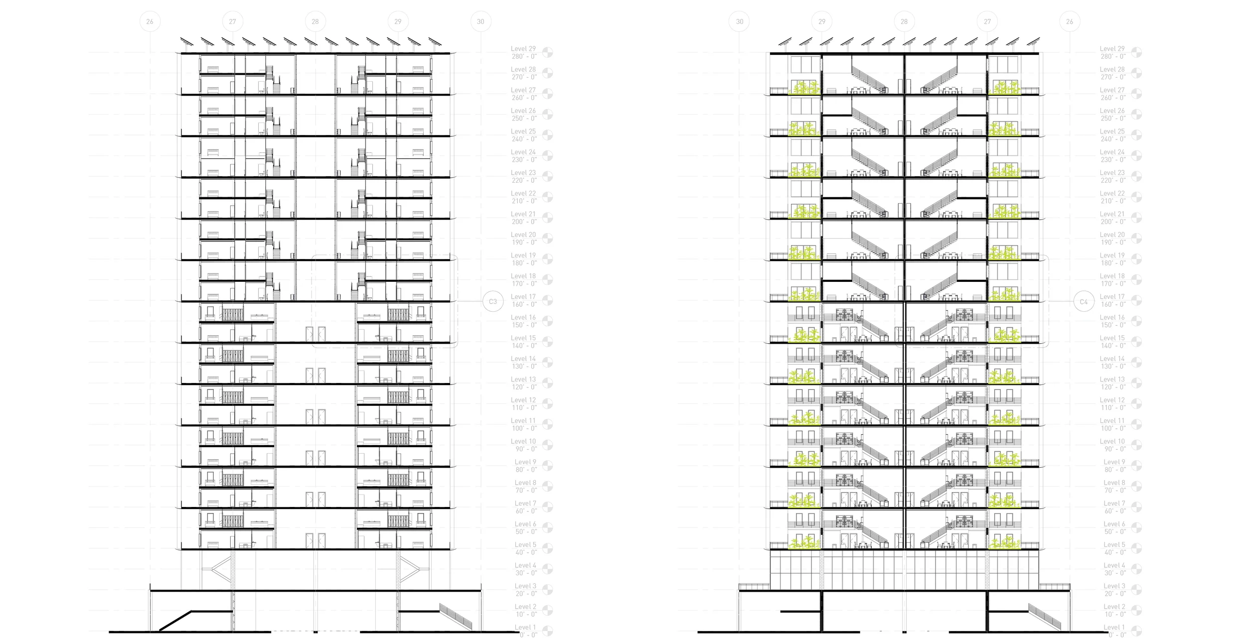 Building Type A Section B3 and B4