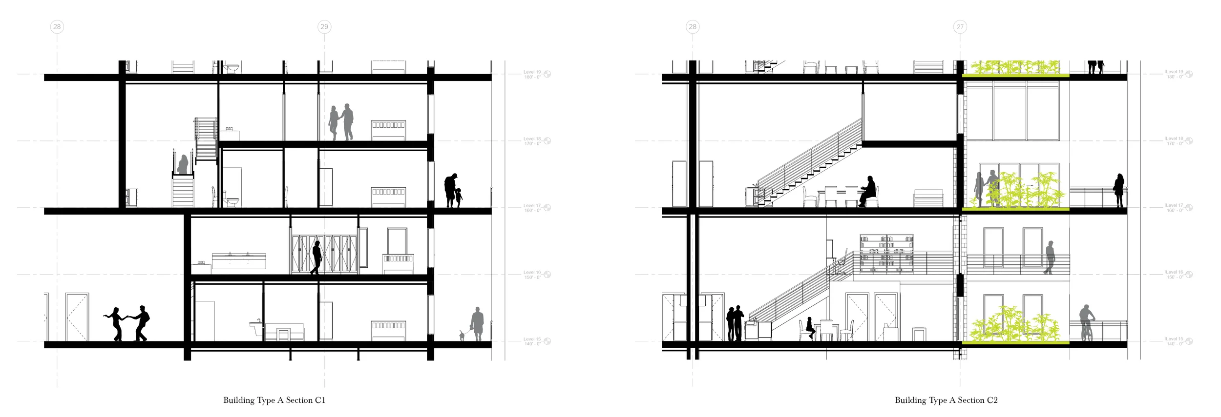 Building Type A Section C1 and C2