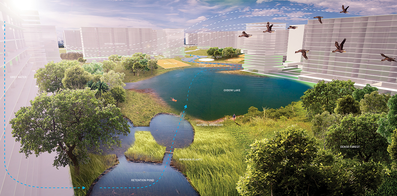 Masterplan Selection A Rendered Perspective A