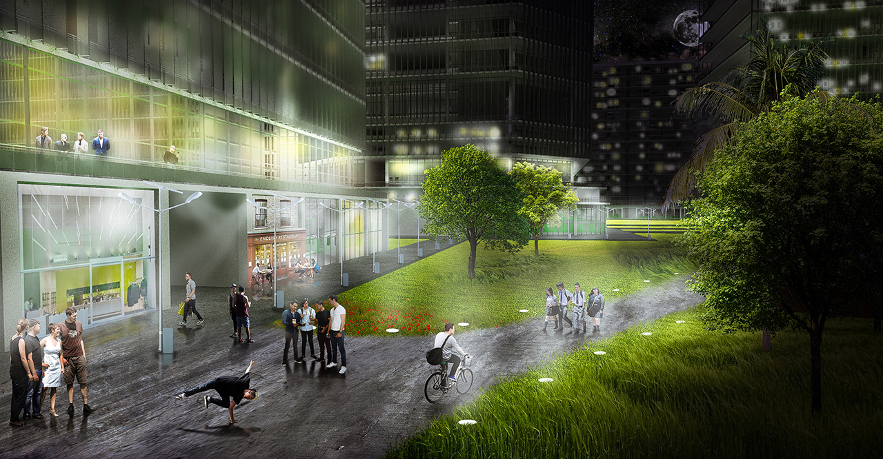 Masterplan Selection B Rendered Perspective B