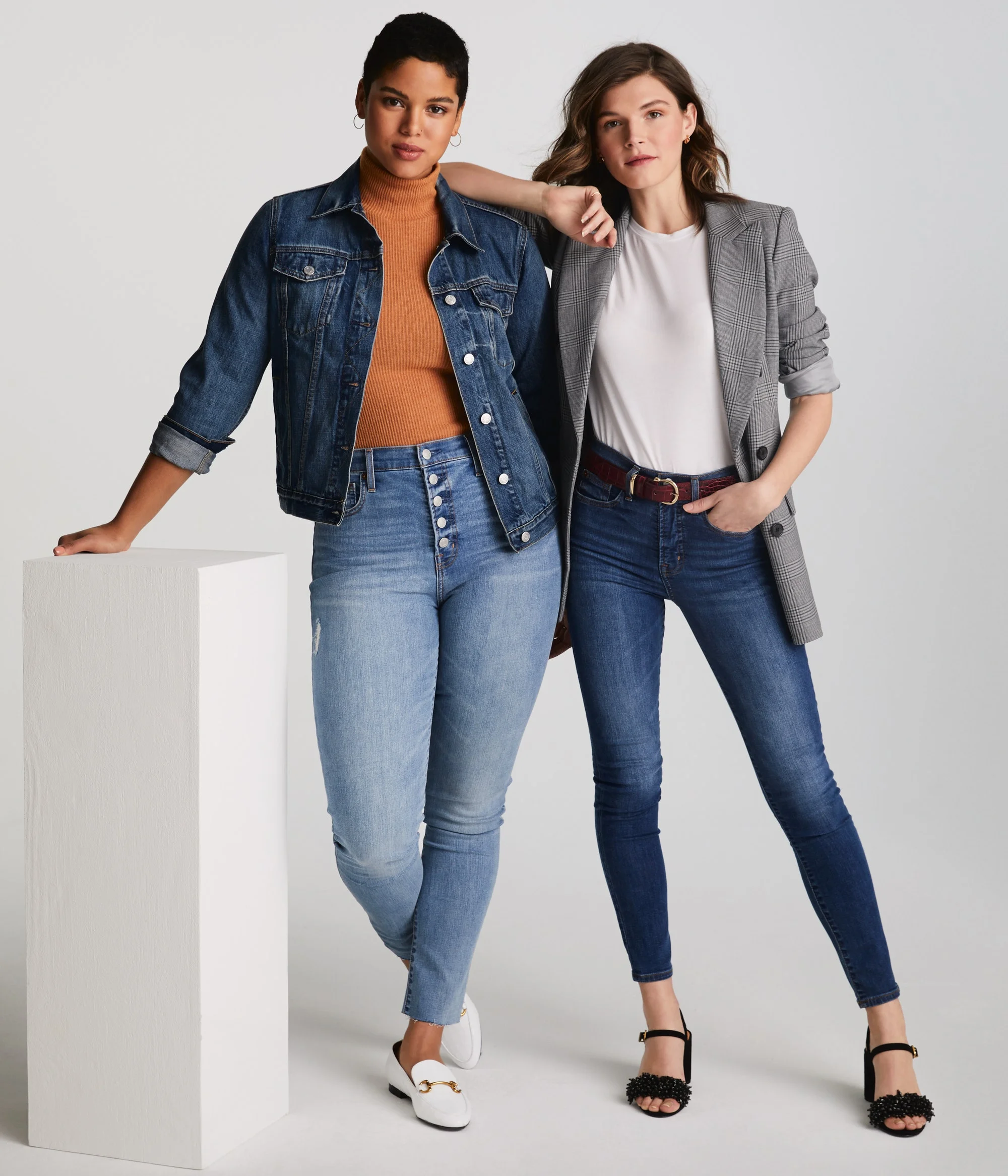 5 Ways To Make Your Favorite Denim Work 24/7 , February 2019. Image: Eric White/Bustle.