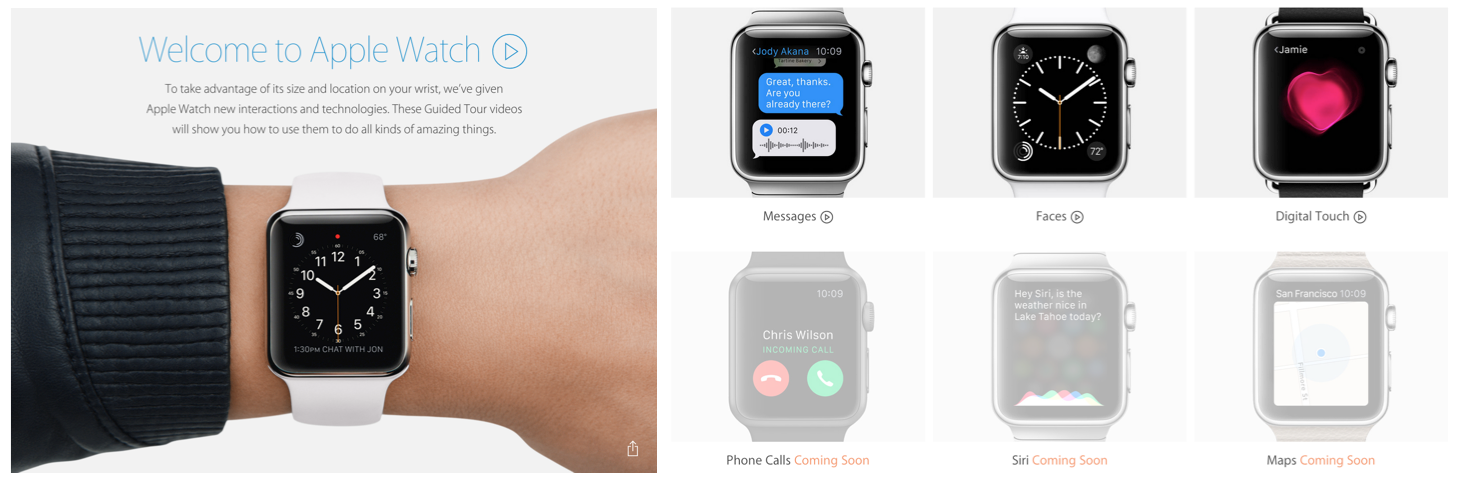 Apple's New Apple Watch Guided Tours