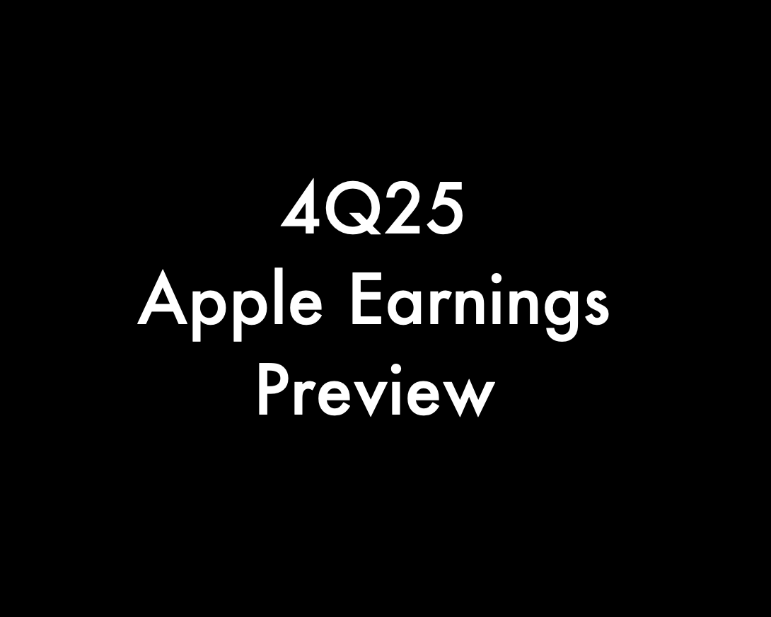 My Apple 4Q25 Estimates, Above Avalon Expectation Meter (4Q25 Edition)