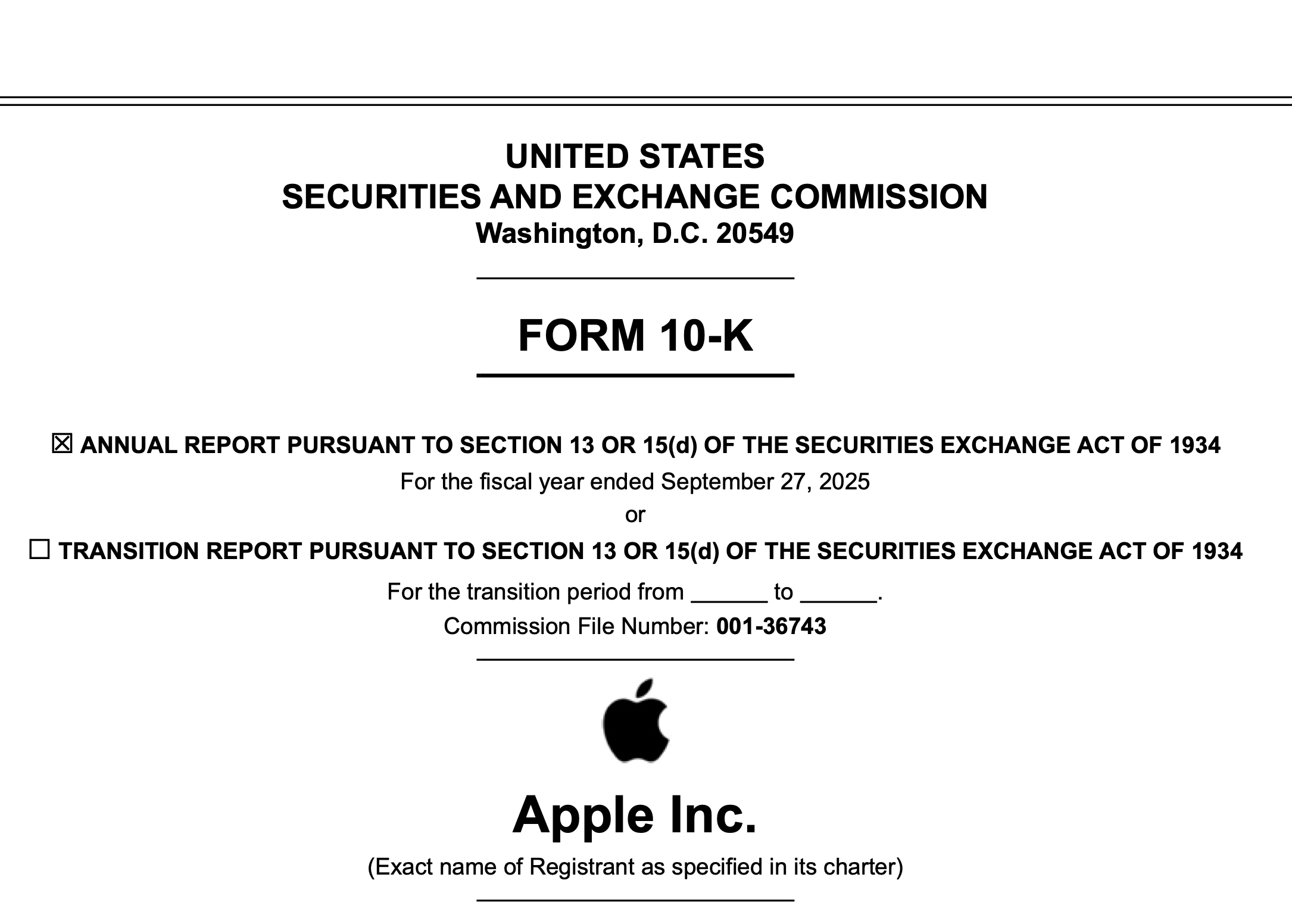 My Notes from Apple’s 2025 10-K