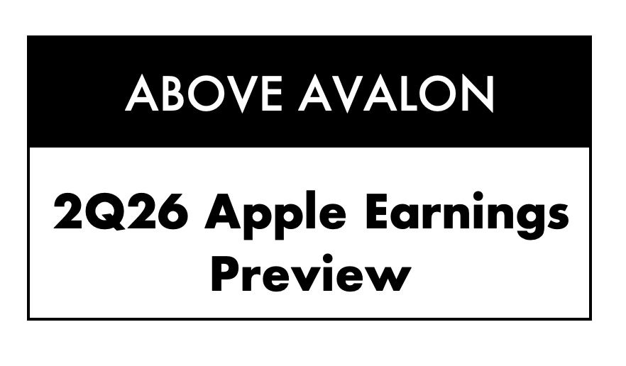 Previewing Apple’s 2Q26: It’s All About Product Supply