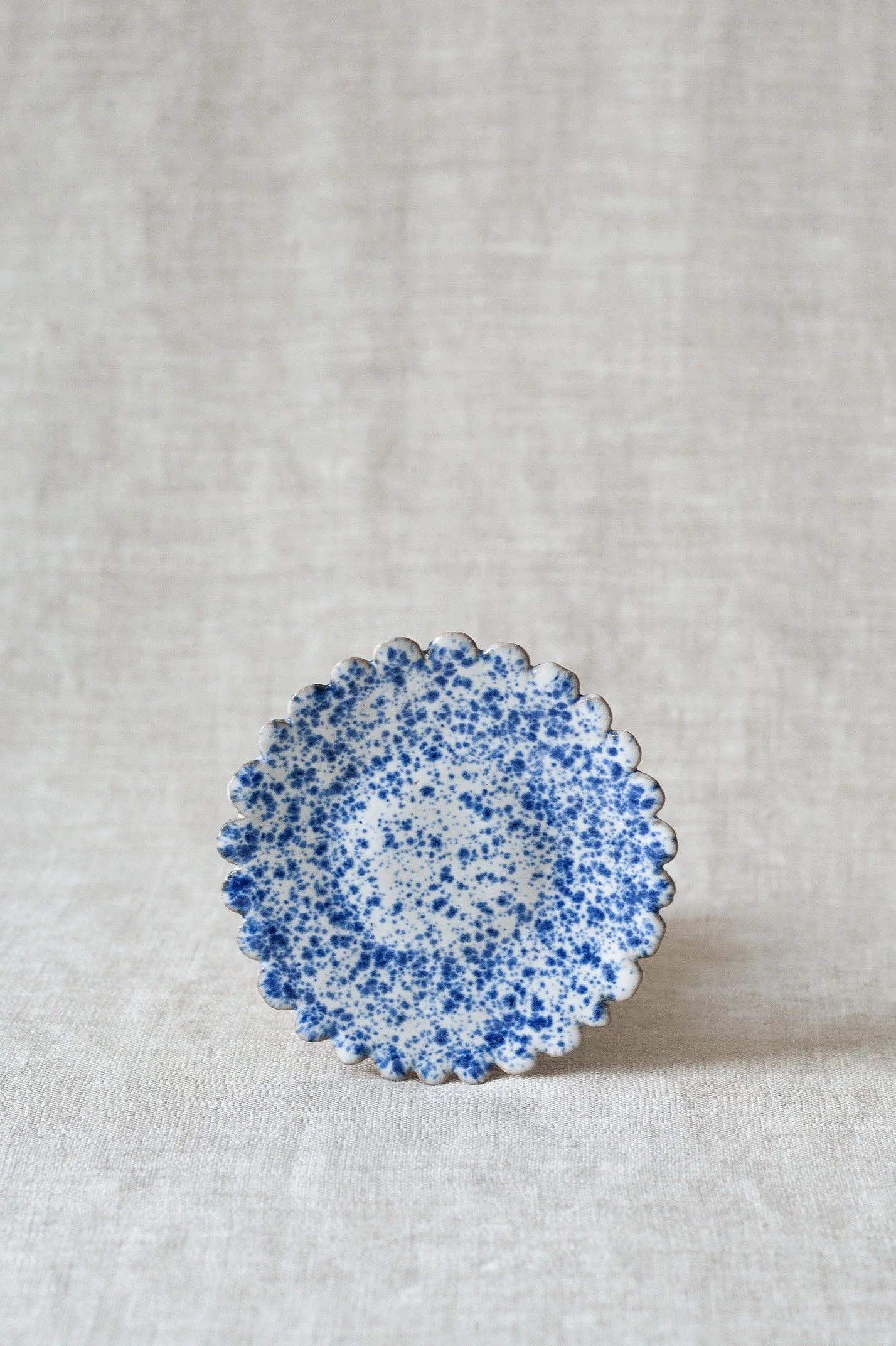Large Magnetic Pin Dish- Blue Speck