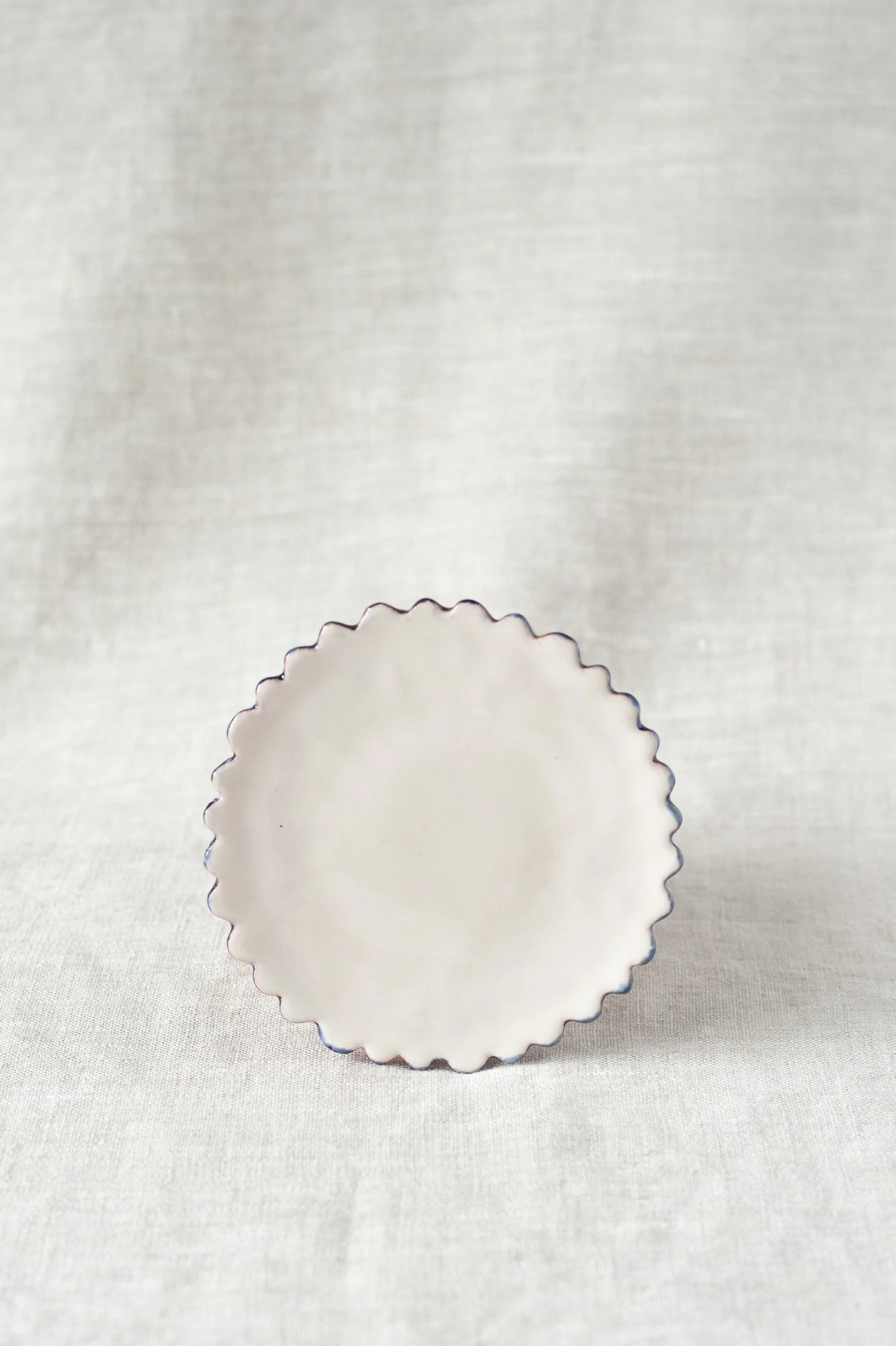 Large Magnetic Pin Dish- Linen/Camp Blue