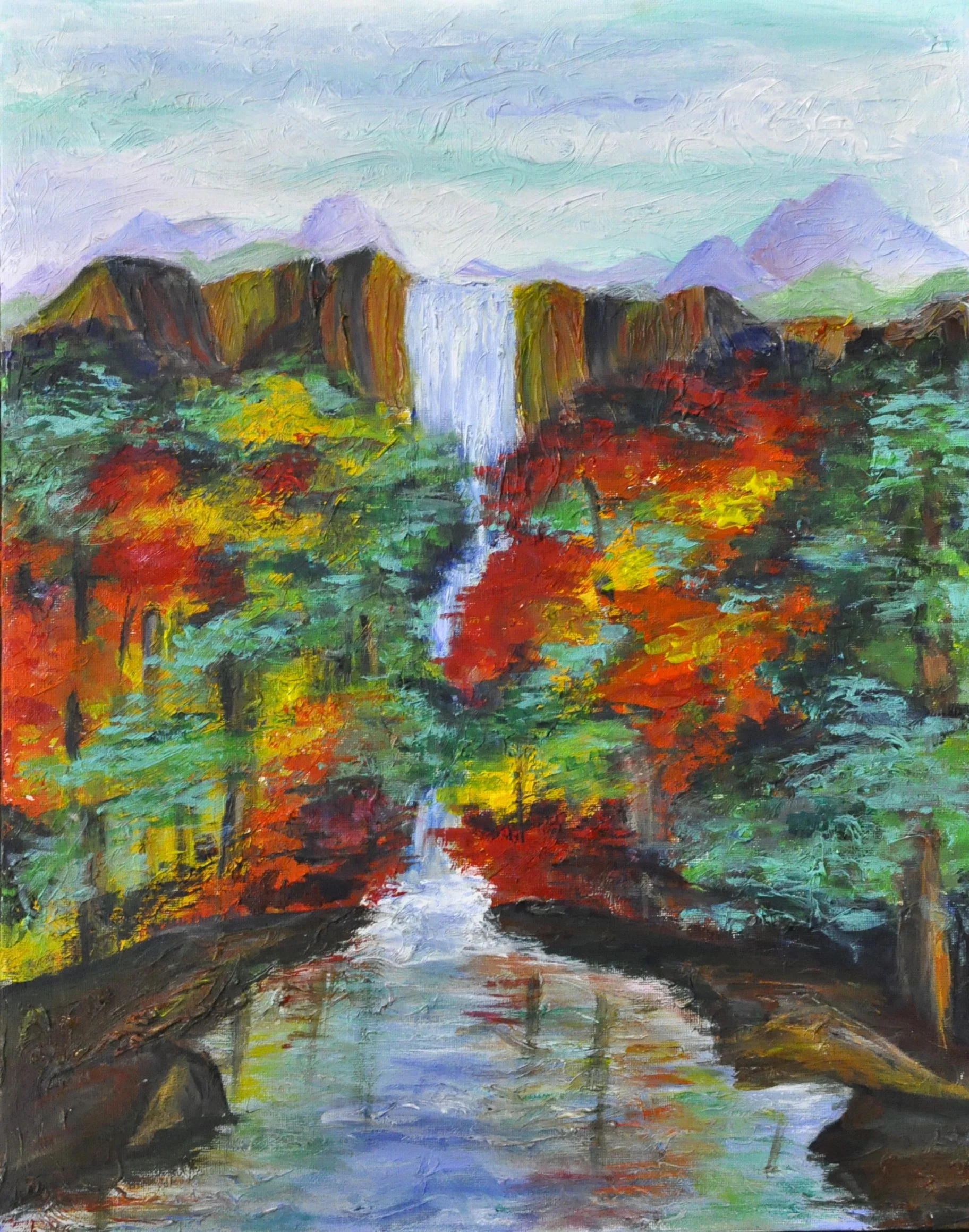 Autumn on the Waterfall