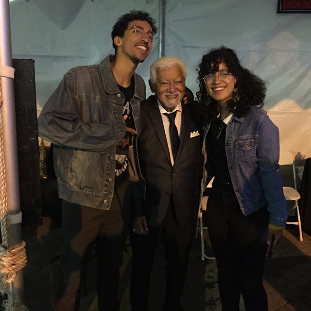 So... this happened! Backstage with the legend #peteescovedo #oakland  #oaklandmusic #lathamsquare #oaklandcentral