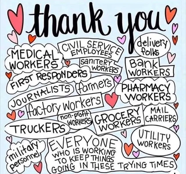 Because of our gratitude for those helping out during these trying times, we started The Love Campaign. Children of all ages are encouraged to write a letter to someone who they feel could use some kind words of appreciation. Be sure to share it with