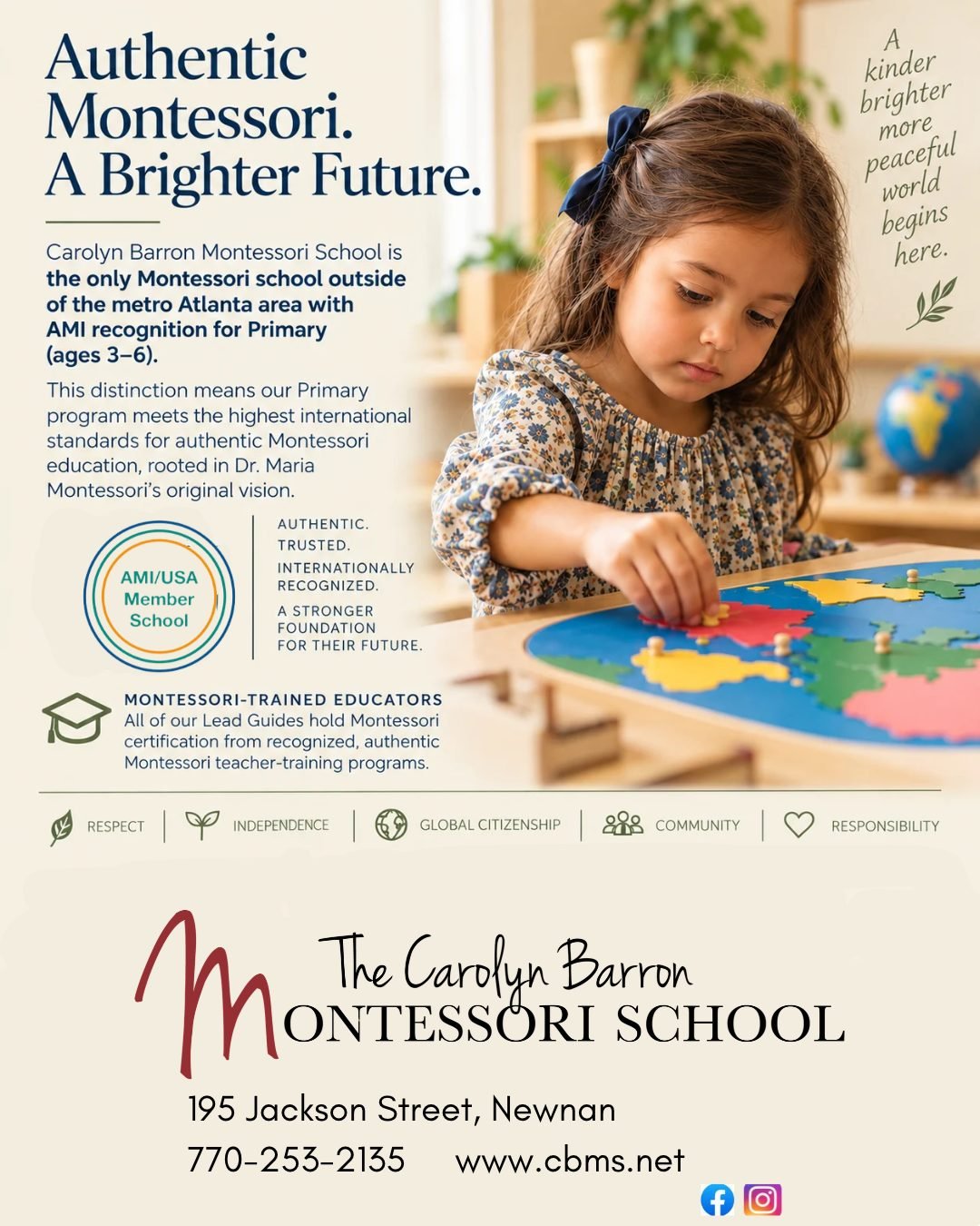 Now Enrolling Mid-Year!
Looking for a school environment where your child can truly thrive? ✨

At The Carolyn Barron Montessori School, our Primary classrooms are designed around your child&rsquo;s natural curiosity. Rooted in authentic Montessori st