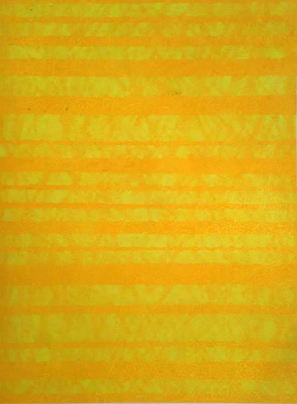 Elmhurst 4. 2014. Metal relief print with oil paint. 30 in x 22 in