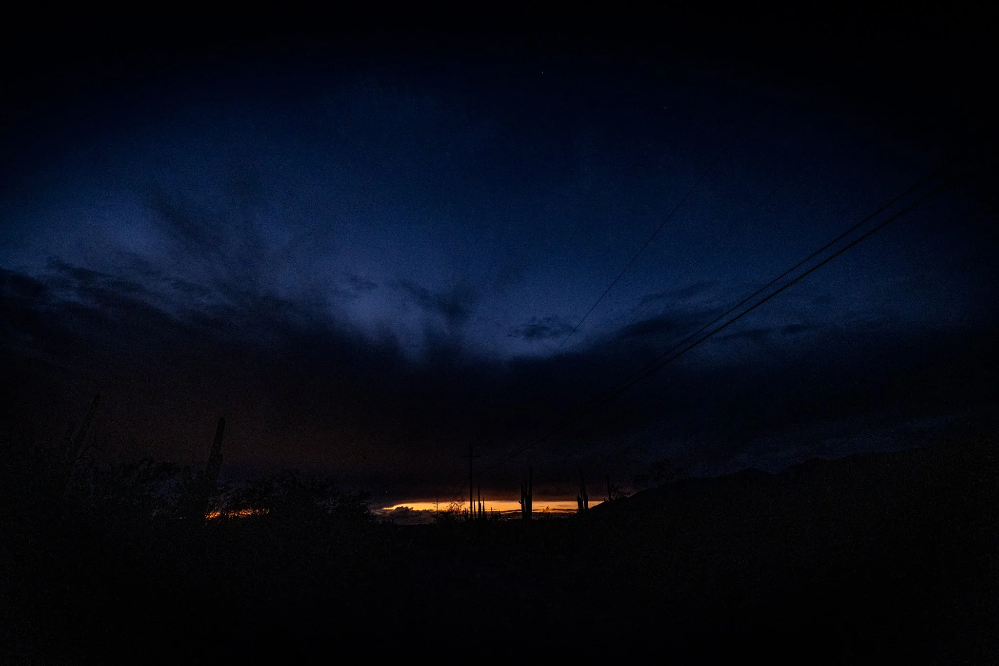 A bit surreal tonight. #arizonasunset