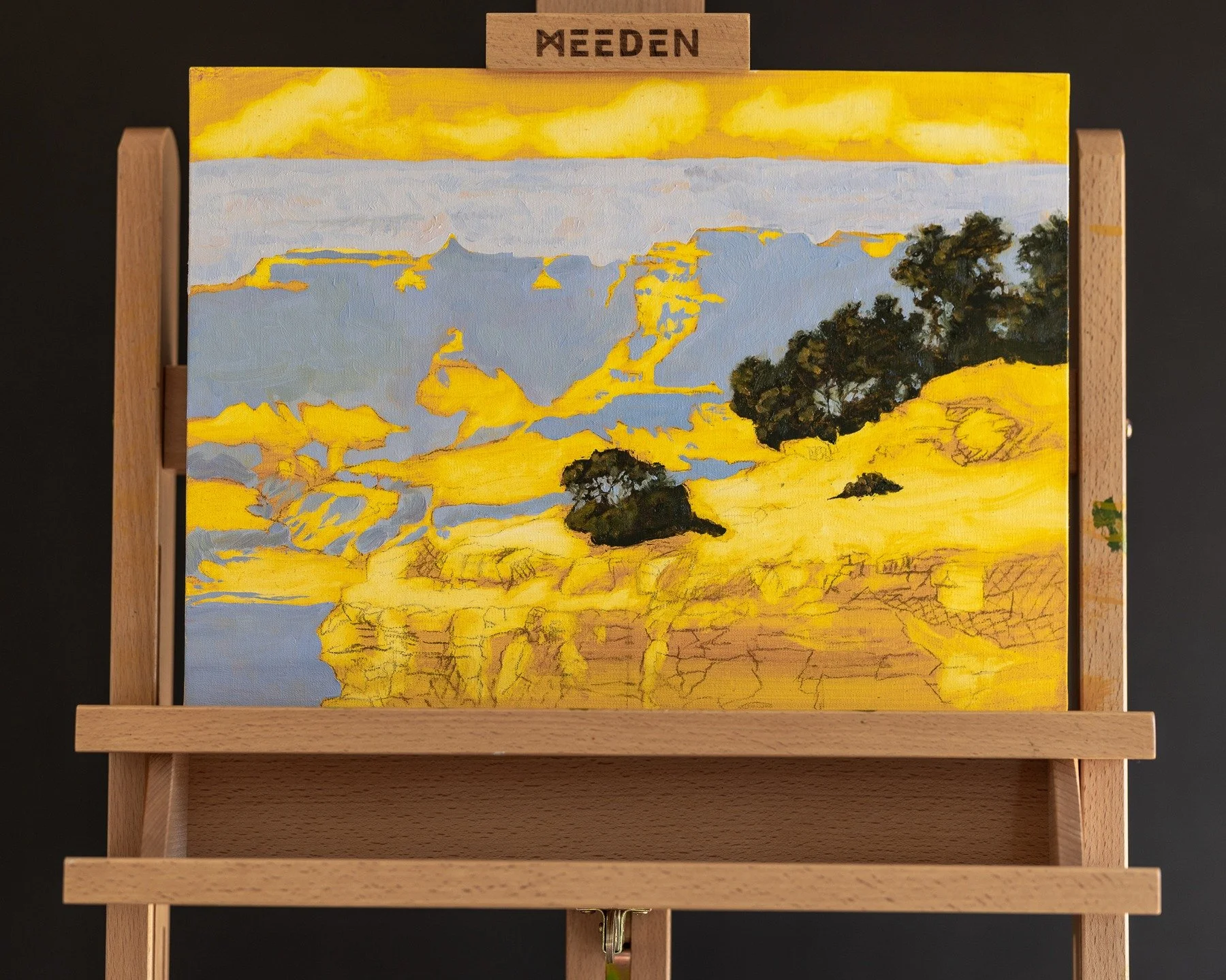 2026 is the year of learning to oil paint. 
Being creative keeps me going during all this insanity.
Sharing my progress so I won&rsquo;t quit.🤞

Online Painting the Grand Canyon course by @lindaglovergooch
#grandcanyon #grandcanyonpainting #painting