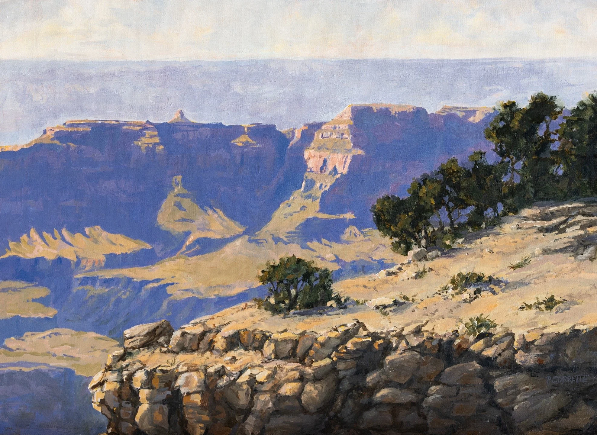 My first oil painting. Yesterday I signed it, put the brushes down and called it finished!

"Painting the Grand Canyon"
Online course by Linda Glover Gooch 
Thank you Linda for all the advice and encouragement!

#oilpainting #grandcanyon #o