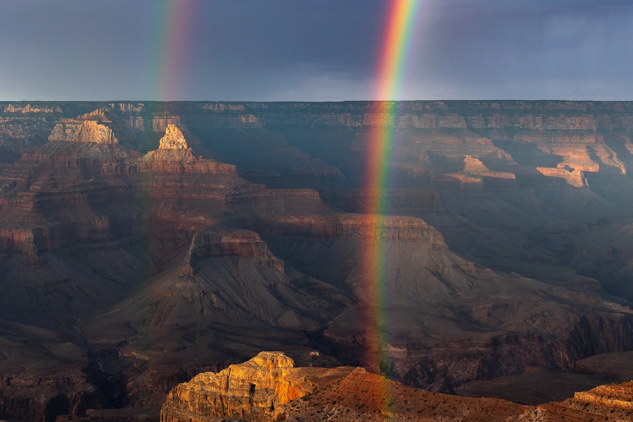 Isis Temple after the storm. 

#azwx #monsoon #stormchasing #grandcanyon @girlswhochase @grandcanyonnps @grand_canyon_conservancy