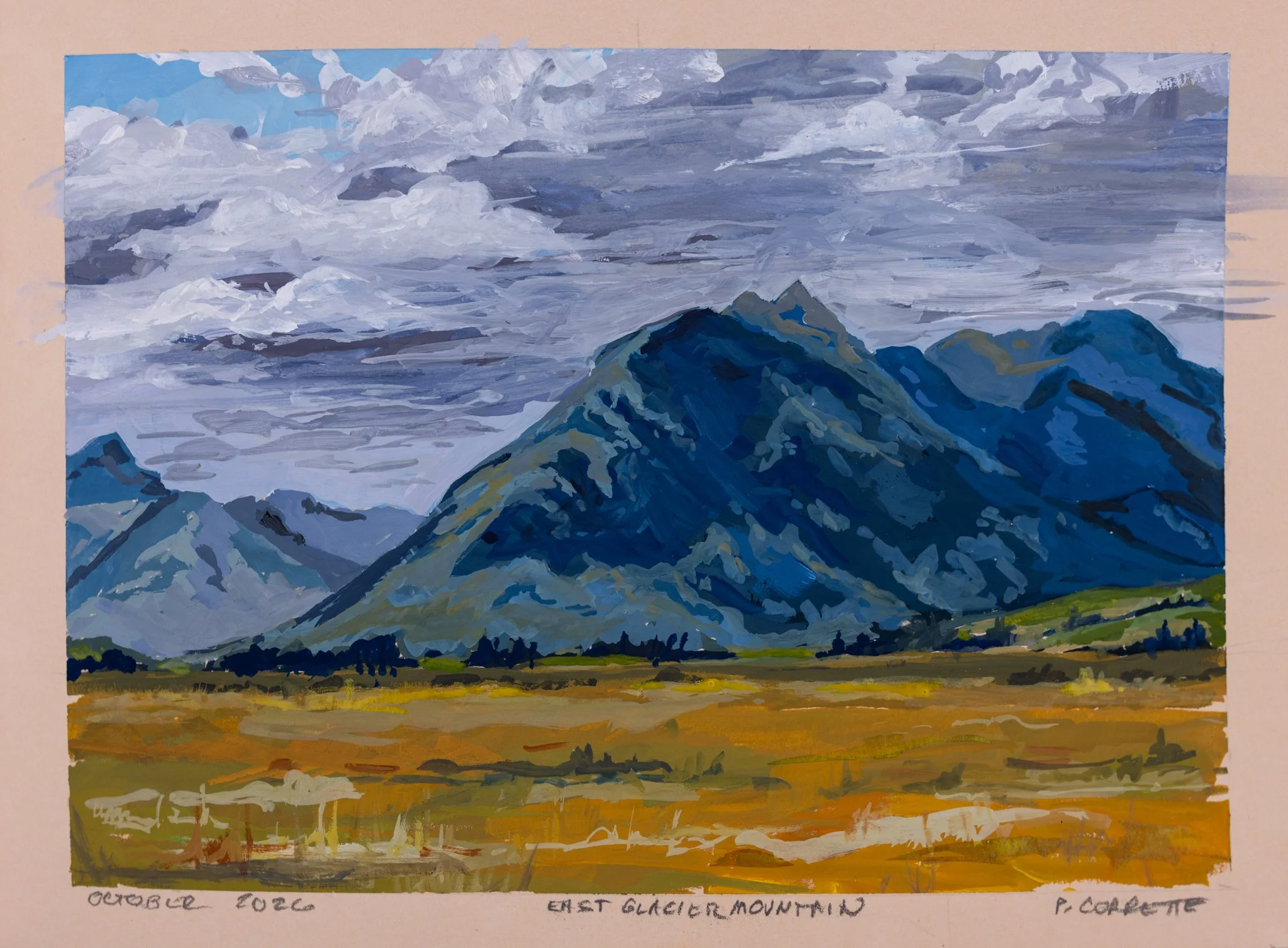 For a storm photographer it's sad that I cannot paint clouds - yet!
I'll keep trying.

#Gouache #gouachepainting