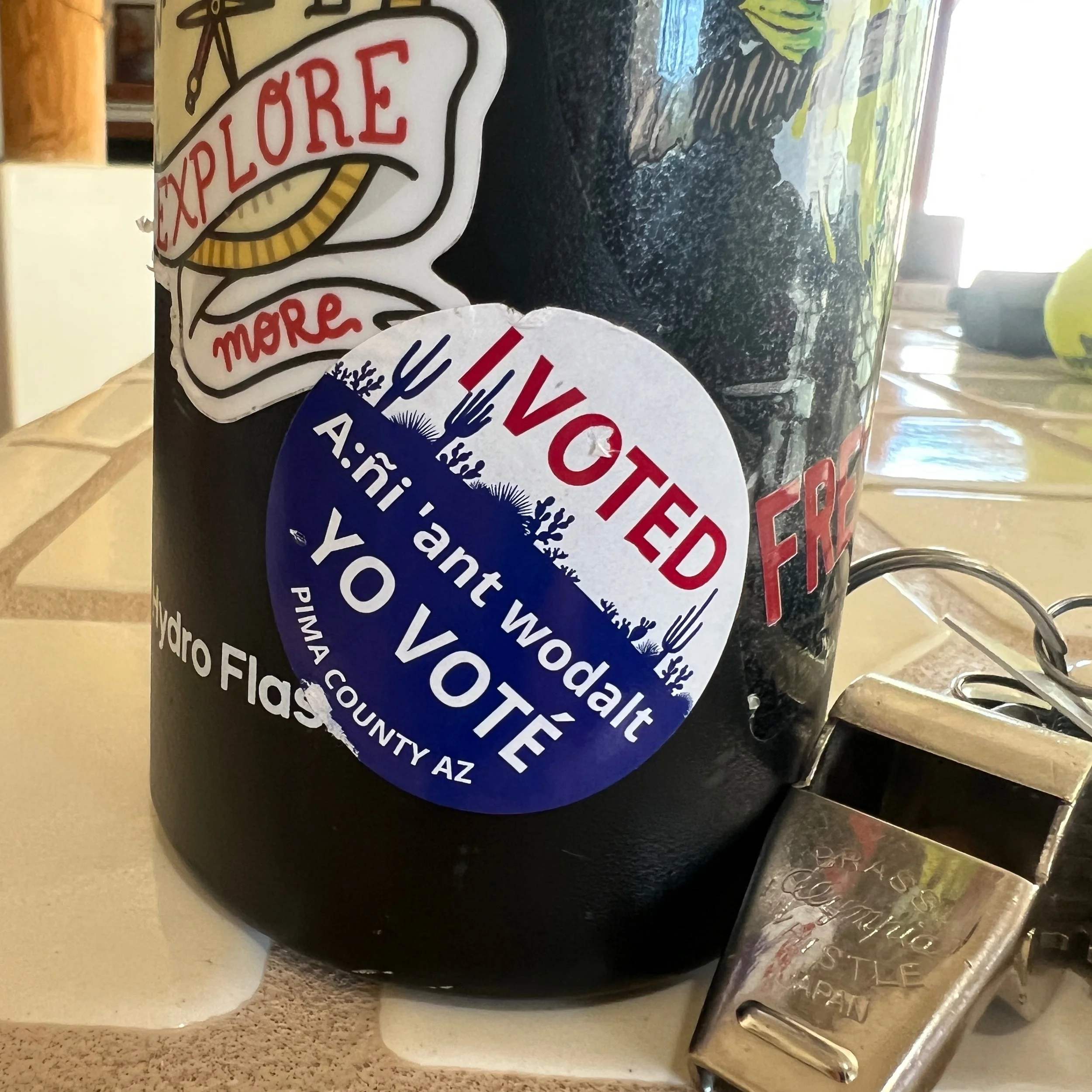 Vote!
Unless you want научиться говорить по-русски.

#voteblue