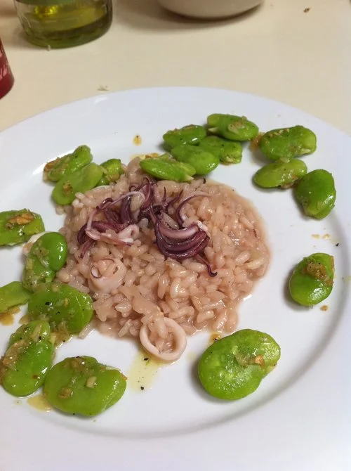Squid Ink Risotto-an experiment