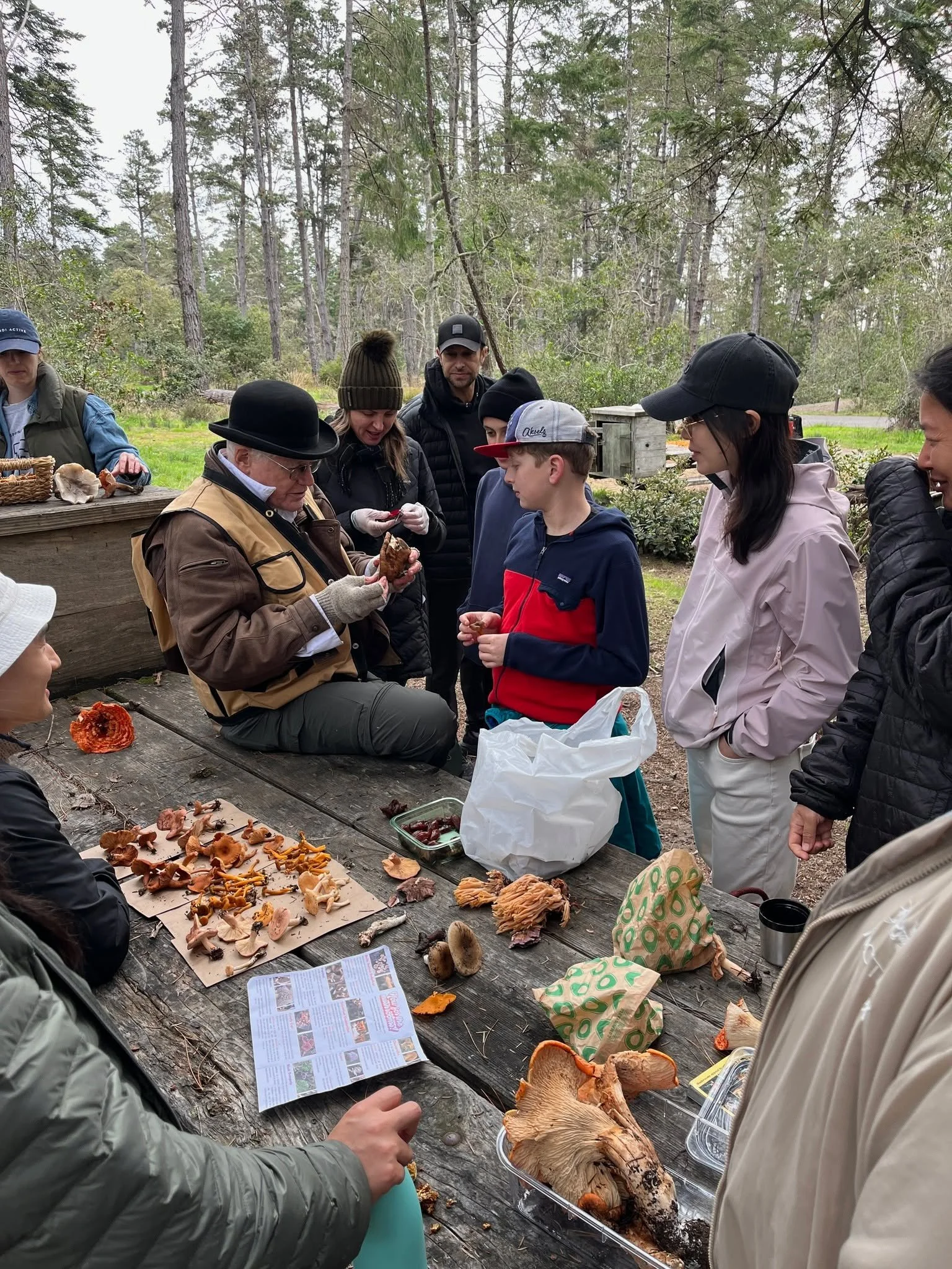 Gregg and his son Brian (the Millers) lead some of our mushroom forays, and they're quickly becoming favorites 🍄

Between them, they've got decades of experience finding fungi from the Sierras to the coast. Gregg's been at this since the '70s, and B