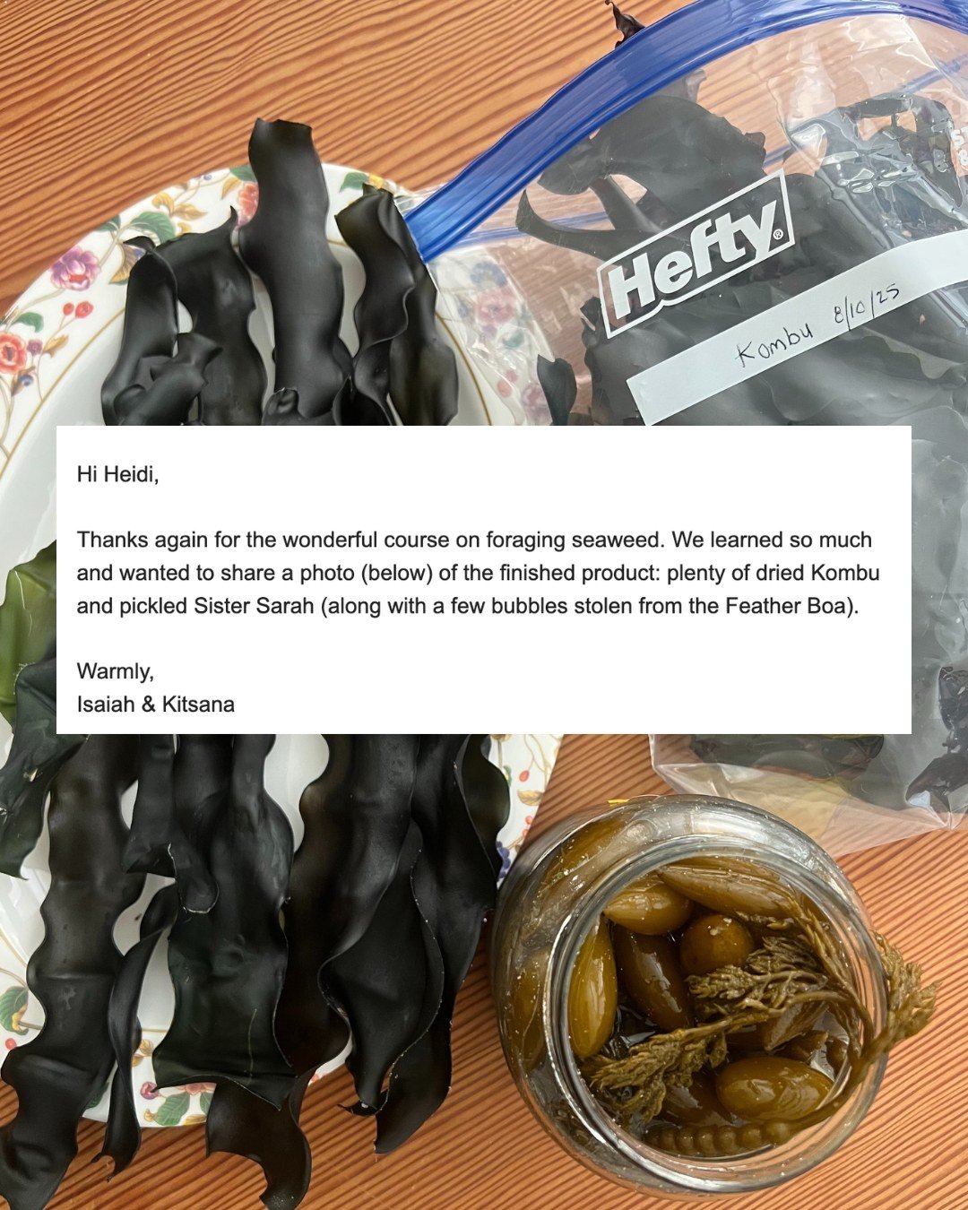 Friends, we just added 11 seaweed foraging dates with Heidi Herrmann for 2026 🌅 

Heidi's been teaching seaweed foraging on the Sonoma Coast for years, and these classes are special. You meet at sunrise, walk the beach at low tide, and learn what's 