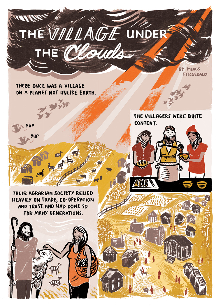 The Village Under the Clouds, Pg 1