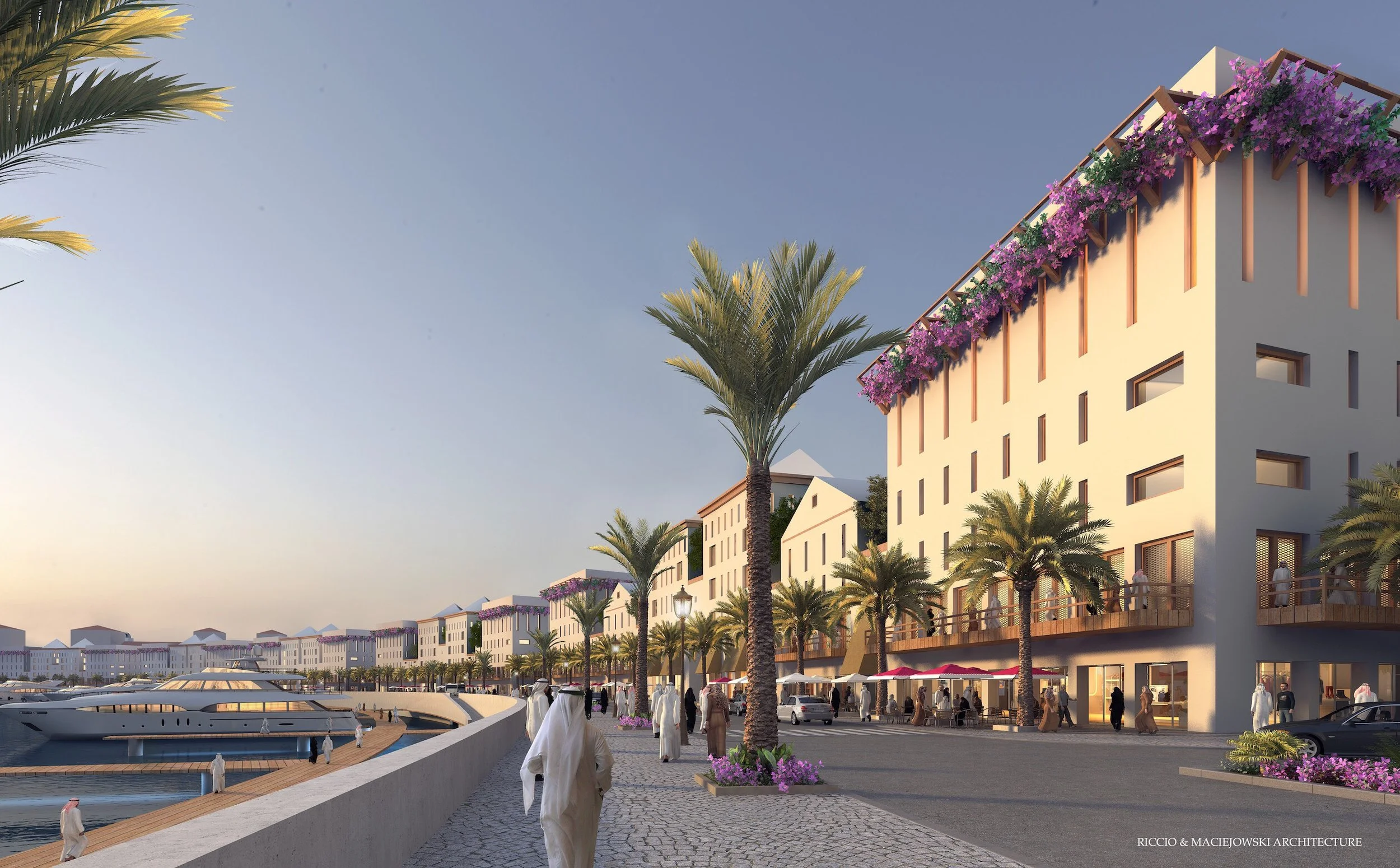 Falcon of Doha - corniche view.JPG